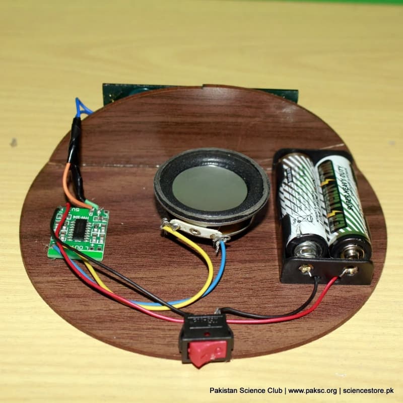 Li-Fi Audio Transmission Via Light Hand Made Working Science Model