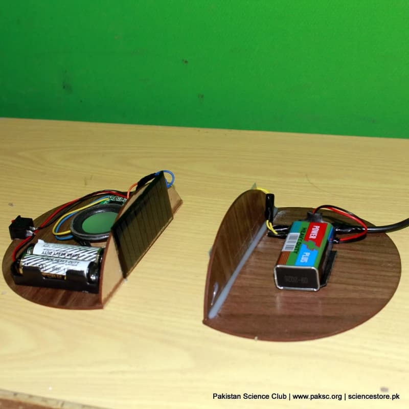 Li-Fi Audio Transmission Via Light Hand Made Working Science Model