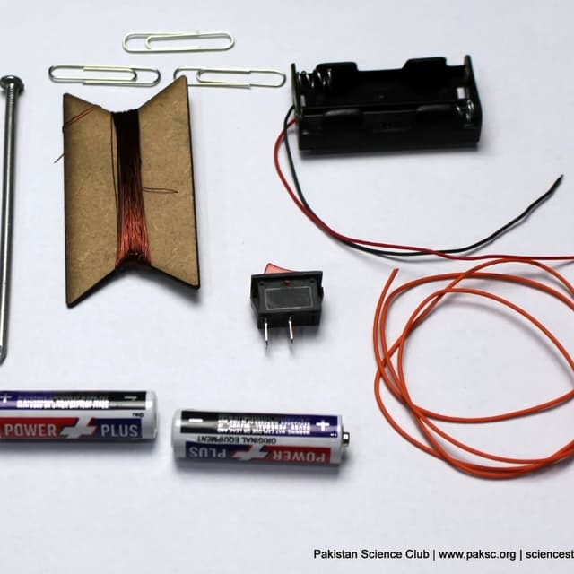Series and parallel circuit experiment kit for kids