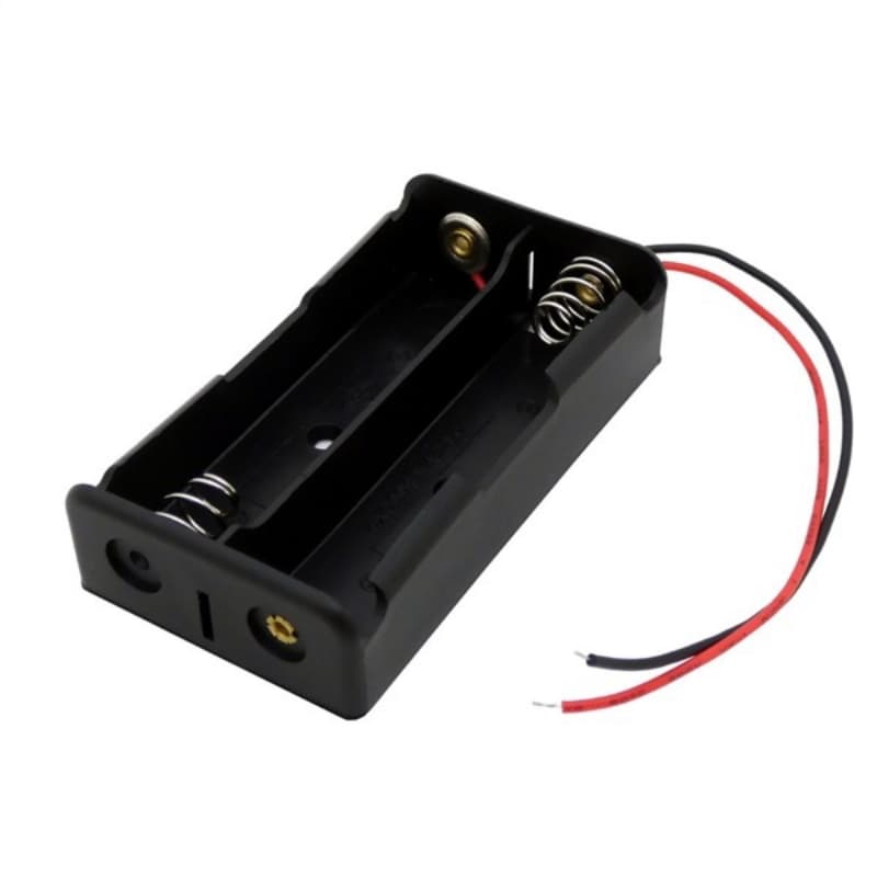 Battery cell Holder  2xAA Square case housing.