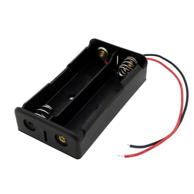 Battery cell Holder  2xAA Square case housing.