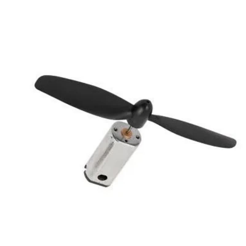 A Pair of DC 3.4V High RPM Motor with Helicopter Propeller
