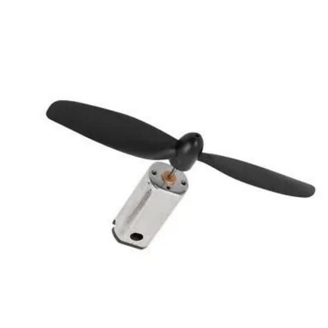A Pair of DC 3.4V High RPM Motor with Helicopter Propeller