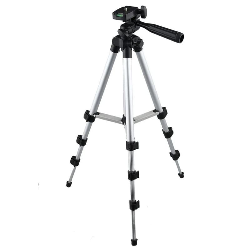 Silver Aluminium Tripod Camera Stand, Mobile Tripod Stand, Tripod Stand
