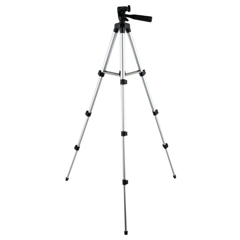 Silver Aluminium Tripod Camera Stand, Mobile Tripod Stand, Tripod Stand