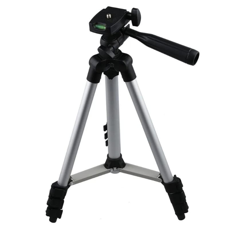 Silver Aluminium Tripod Camera Stand, Mobile Tripod Stand, Tripod Stand