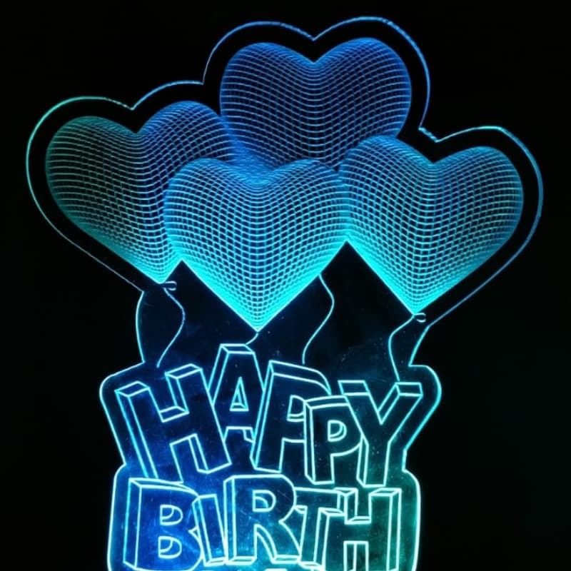 3d Illusion lamp, Personalized Custom Photo LED lamp