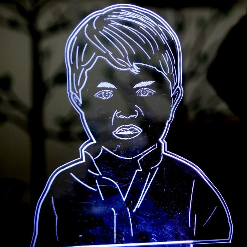 3d Illusion lamp, Personalized Custom Photo LED lamp