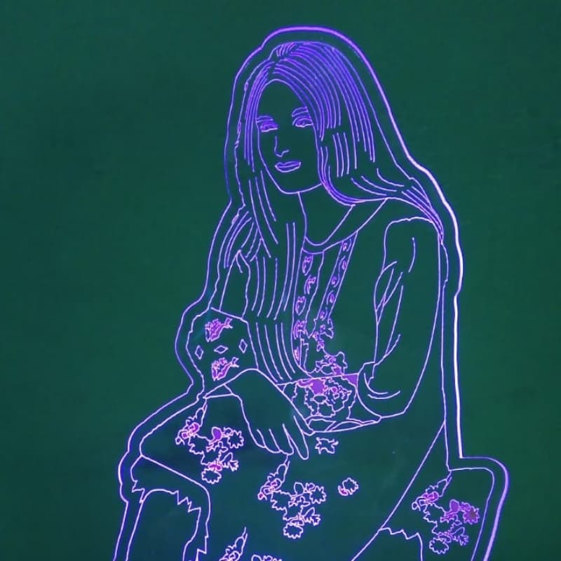 3d Illusion lamp, Personalized Custom Photo LED lamp