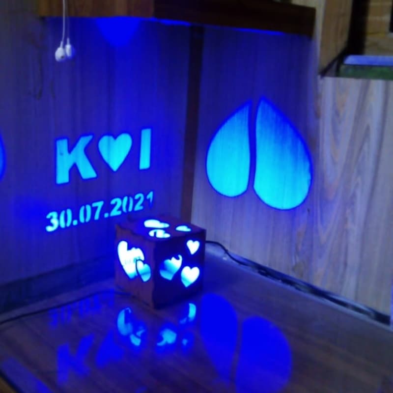 Solar System 3D Optical Illusion Lamp Universe Space Galaxy