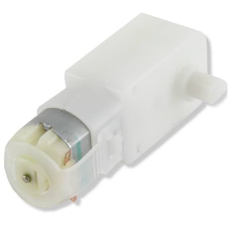 White Gear Motor for Science Projects