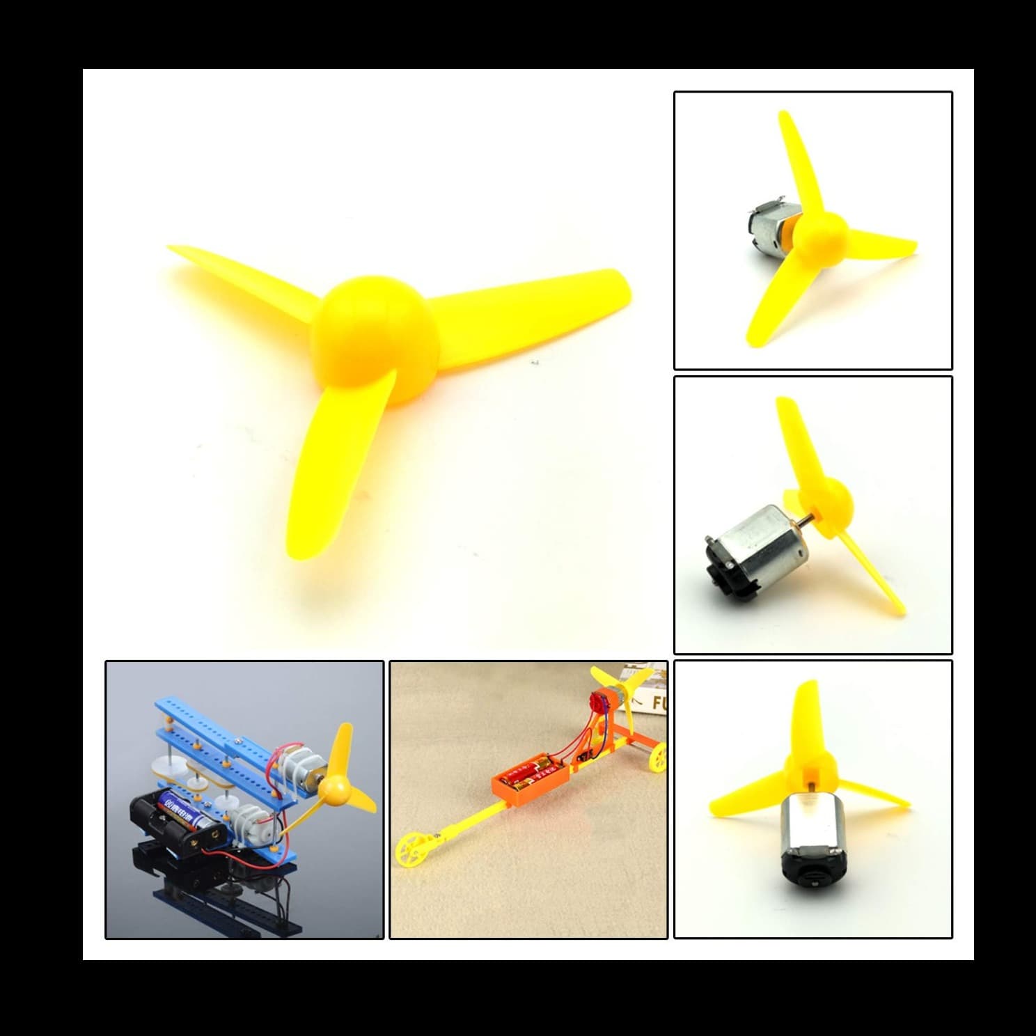 (5 Propeller) 3-Blade Propeller for Air Powered Car